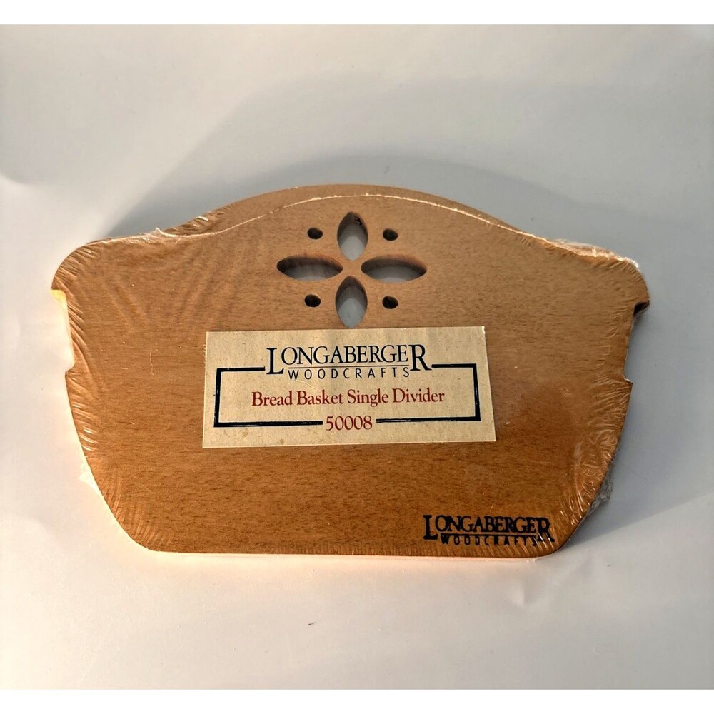 Longaberger Woodcrafts Cracker Basket Single Wood Divider 50016 New Sealed